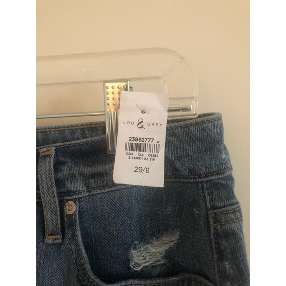 Lou & Grey- Denim Pencil Skirt - Picture 5 of 5